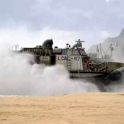 Powerful military machinery at Bellows Air Force Station