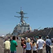 Boat placed for public demonstration at Naval Weapons Station Seal Beach