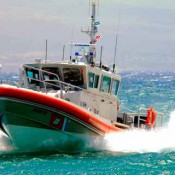 USCG Station Maui Boat in full speed