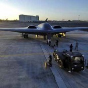 Hickam stealth in sunset