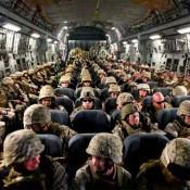 Soldiers in way to Camp Leatherneck