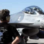 Military plane at Naval Air Station Sigonella
