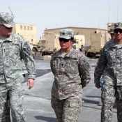 Soldiers at Al Udeid Air Base