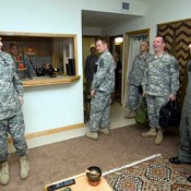 Soldiers inside K-16 Air Base
