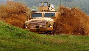 Crazy driving practice at Aberdeen Proving Ground