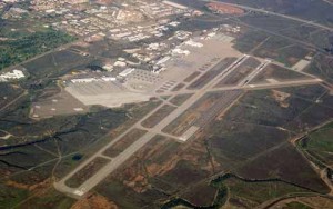 View from sky to Air Station Miramar