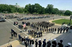 National guard parade at Andrews Air Force Base