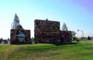 Army Fort Carson Front Gate