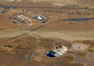 Barstow Marine Corps Logistics view from sky