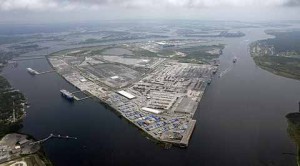 Blount Island Command View from sky