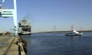 Transport Boat at Blount Island Command