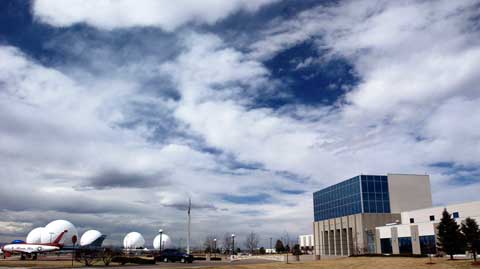Buckley AFB With satellites 