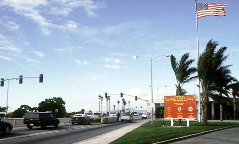 Camp Pendleton front gate Camp Pendleton front gate
