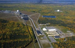Clear Air Force Station Alaska from sky