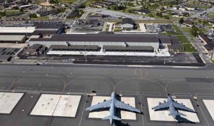Dover Air Force Base from sky