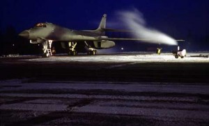 Plane at Eielson air force base