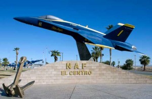 El Centro NAF Front Monument