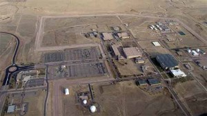 Flying Over Schriever Air Force Base