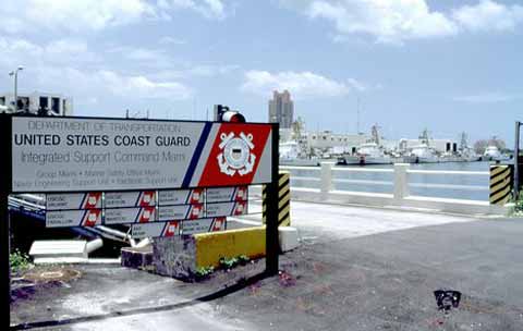 Integrated Support Command Miami Integrated Support Command Miami Front Entrance Sign