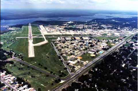 Keesler Air Force Base Areal View From Sky 