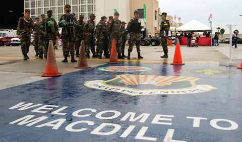 MacDill Air Force Base MacDill Air Force Base Welcome Sign