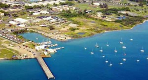 Marine Corps Base Hawaii From Coast