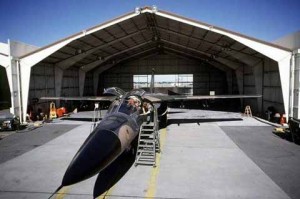 Military plane on McClellan AFB