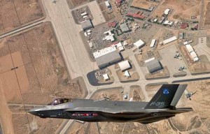 Plane fly over Mountain Home AFB