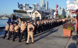 Naval Station Great Lakes Lucky Graduates Walking