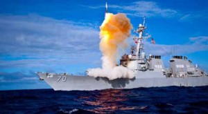 Military combat simulation near Pacific Missile Range Facility