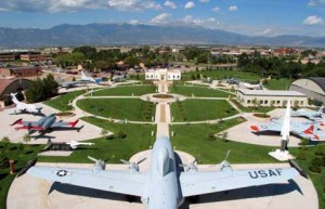 Military plane museum at Peterson Air Base