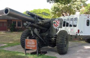 Old school gun at Schofield Barracks