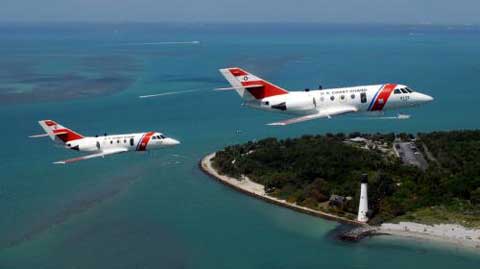 USCG Clearwater USCG Planes crossing Clearwater area