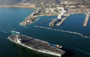 Naval Base Point Loma From sky