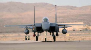 Military plane f15e Mountain Home AFB