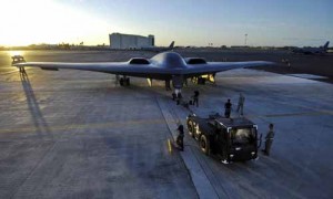 Hickam stealth in sunset