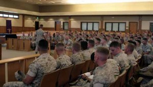 Conference at Marine base Hawaii