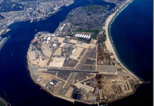 naval amphibious base coronado from sky