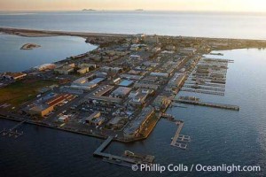 naval amphibious base coronado from sky