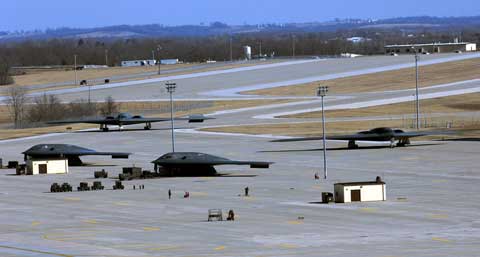 B2 Whiteman Air Force Base Some sick bombers B2 at Whiteman Air Force Base