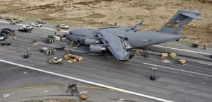 C17 has landed at Bagram Airfield