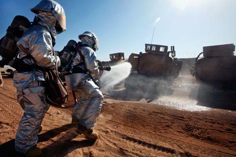 Practice at Camp Dwyer Camp Dwyer soldiers military practice