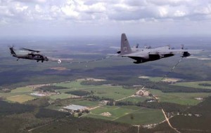 HC 130P Combat King over Moody AFB