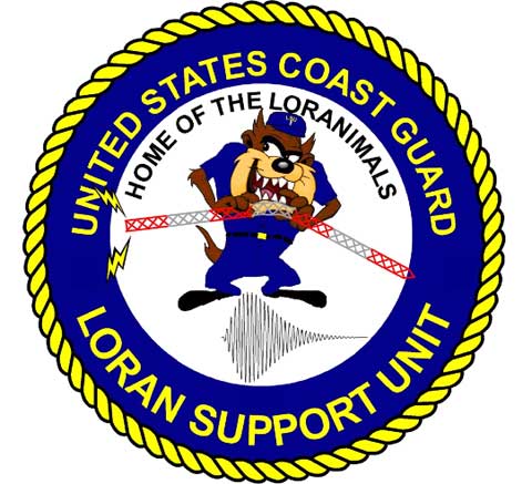 Loran logo USCG Loran Support Unit Logo