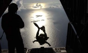 Moody Air Force Base Skydiving practice