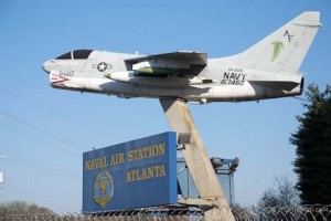 NAS Atlanta Main Sign in front of entrance