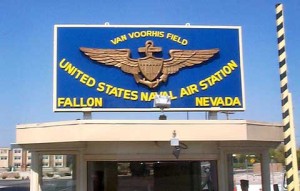 Naval Air Station Fallon Main Sign
