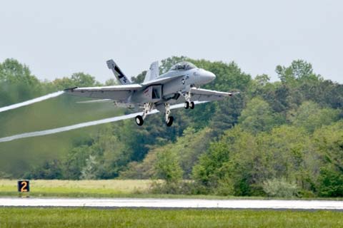 Plane at Naval Air Station Patuxent River