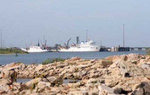 Boat at Naval Station Pascagoula