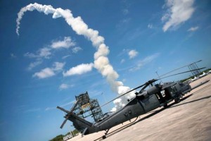 Military Helicopter at Patrick Air Force Base